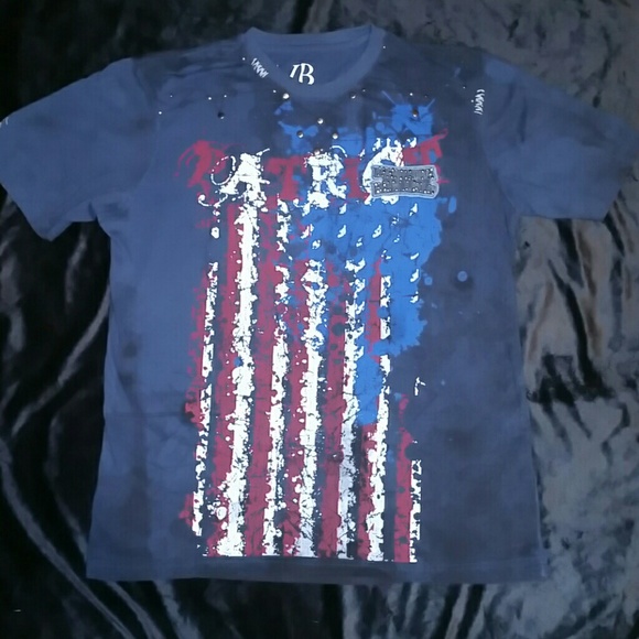 Vintage Brass Patriot Men's T-Shirt - Picture 1 of 8